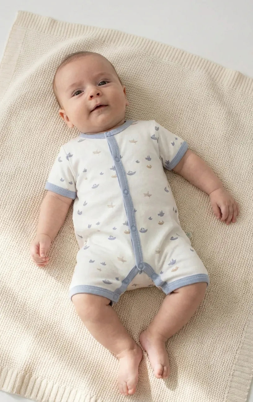 GOTS, Organik Bebek Tulum, Yenidoğan, 0-9 Ay