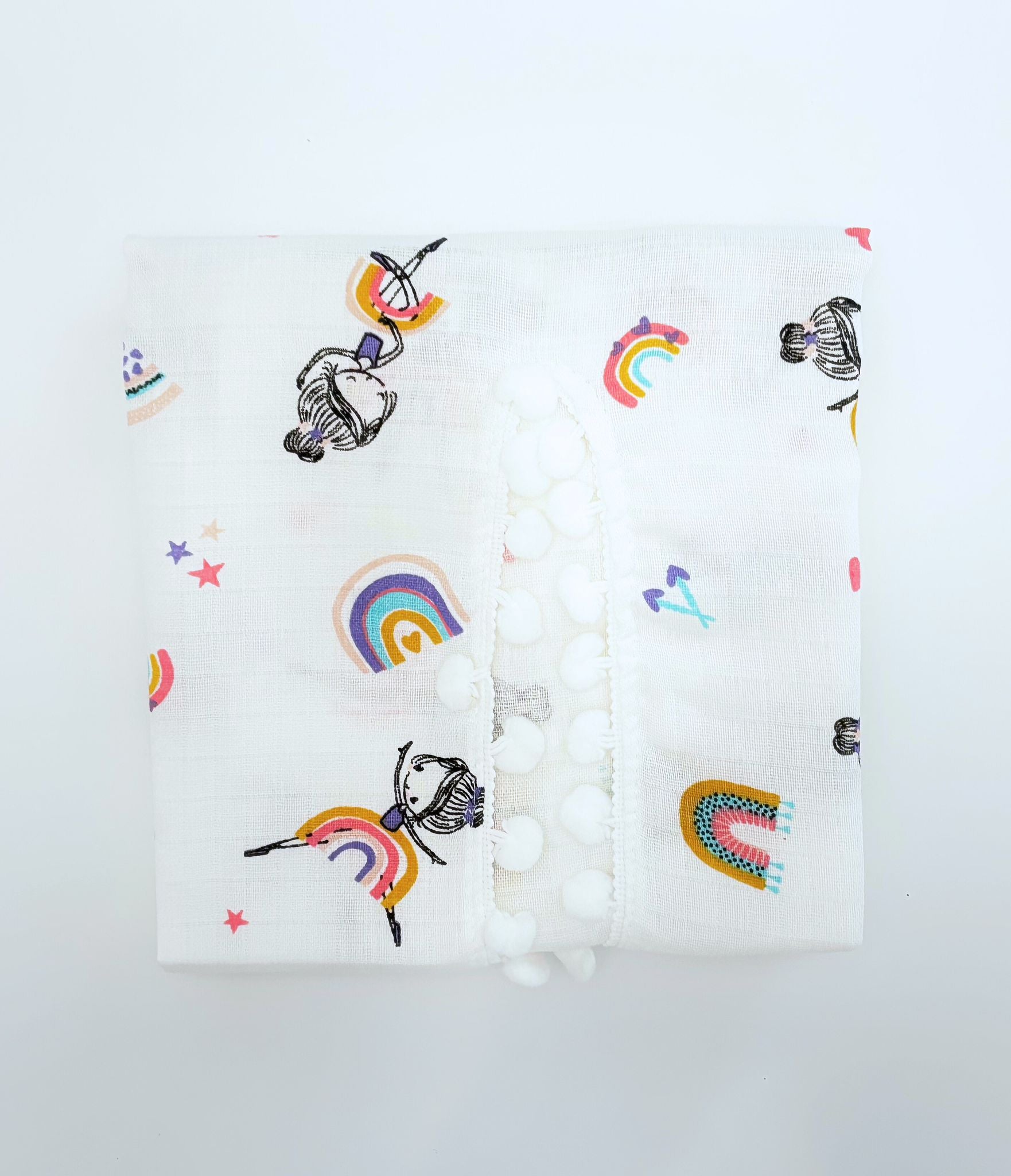 Fun Patterned Cotton Stroller Cover