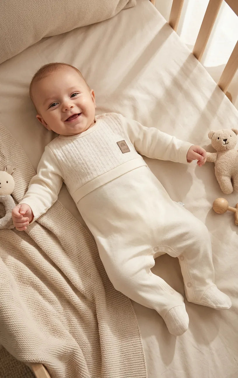 GOTS, Organik Bebek Tulumu, Prematüre, 0–9 Ay