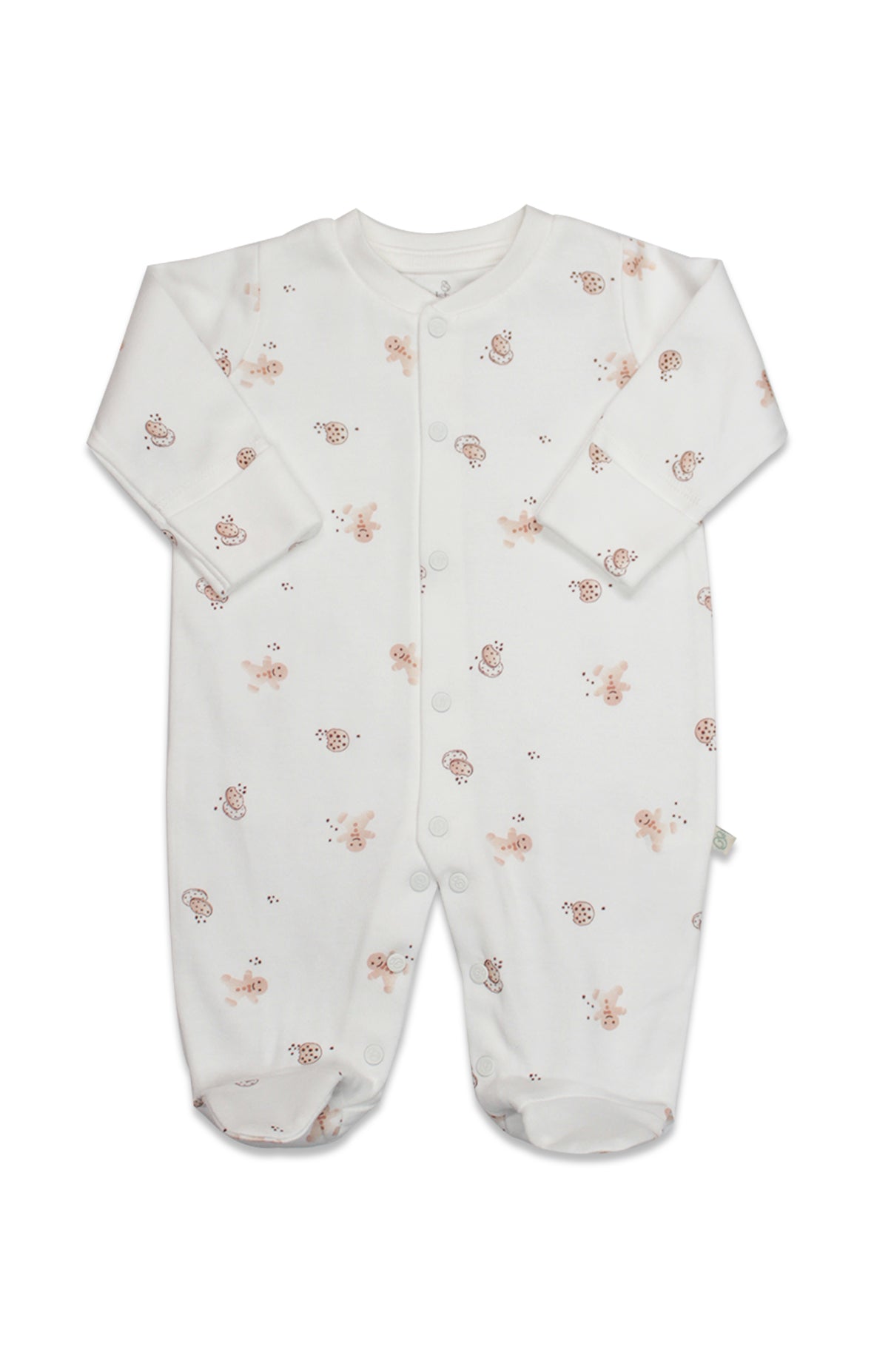 GOTS Sertifikalı, Organik, Bebek Tulumu, 0–6 Ay