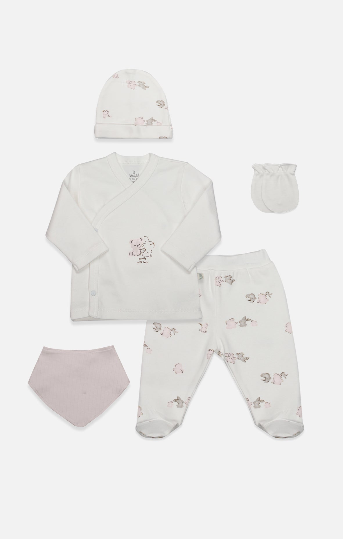 GOTS,Organik 5’li Hastane Çıkışı ve Yenidoğan Takımı, 0-6 Ay