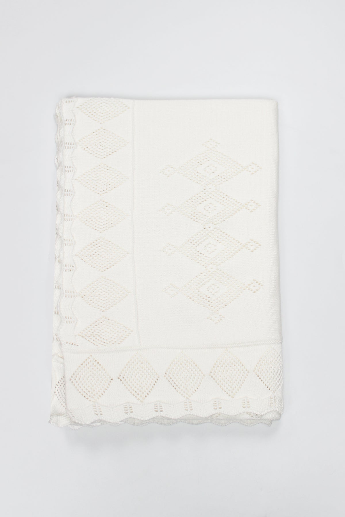 GOTS Sertifikalı Organik Triko Bebek Battaniyesi, 85*110 cm