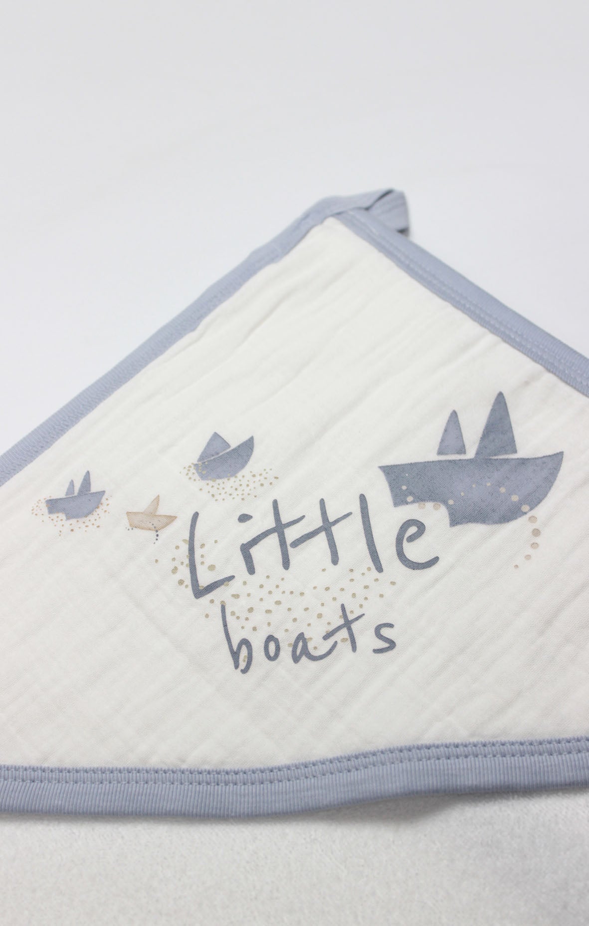 GOTS,Organik Pamuk, Yenidoğan Bebek Havlusu, 85x90 cm