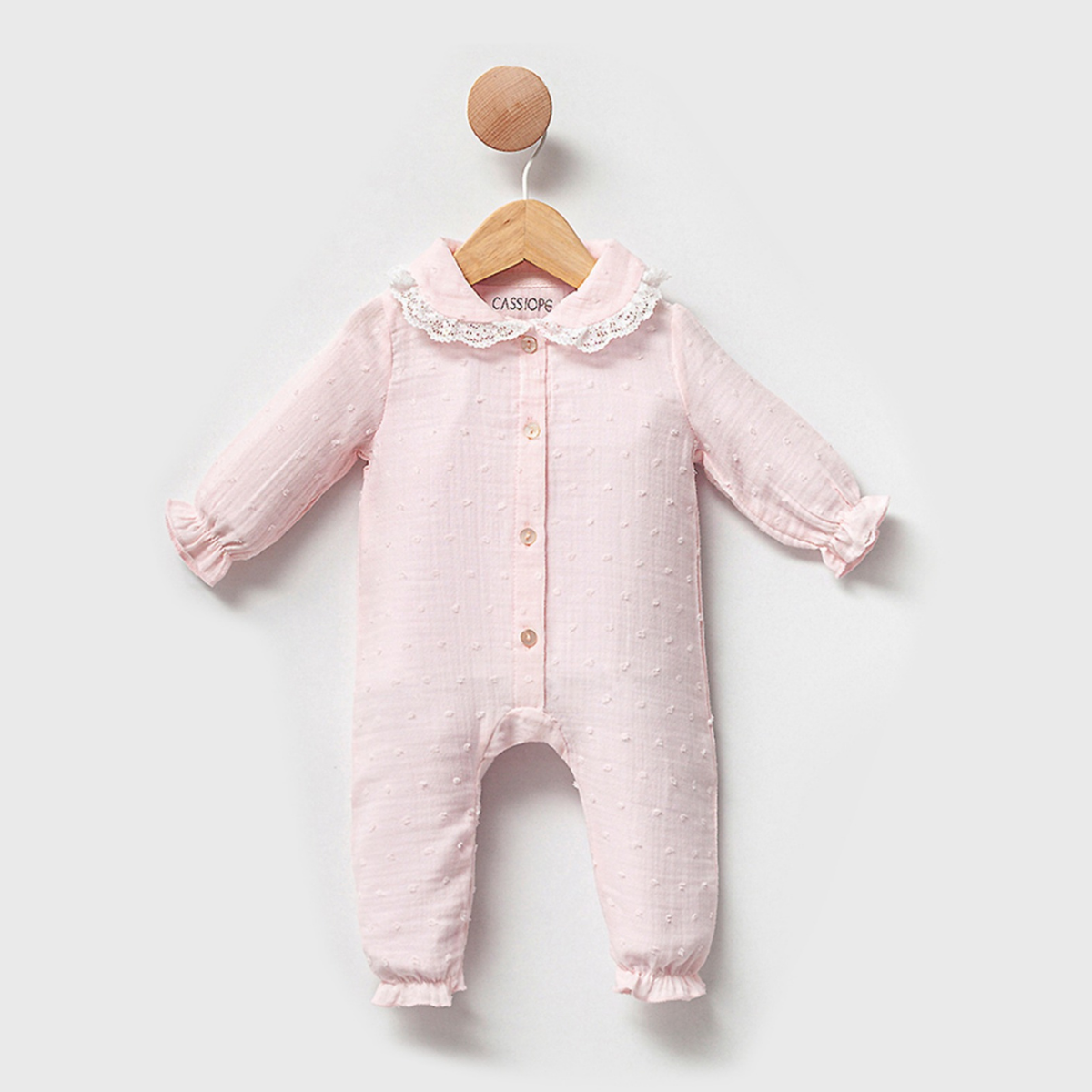 % 100 Pamuk, Müslin, Kız Bebek Tulum, 2-6 Ay