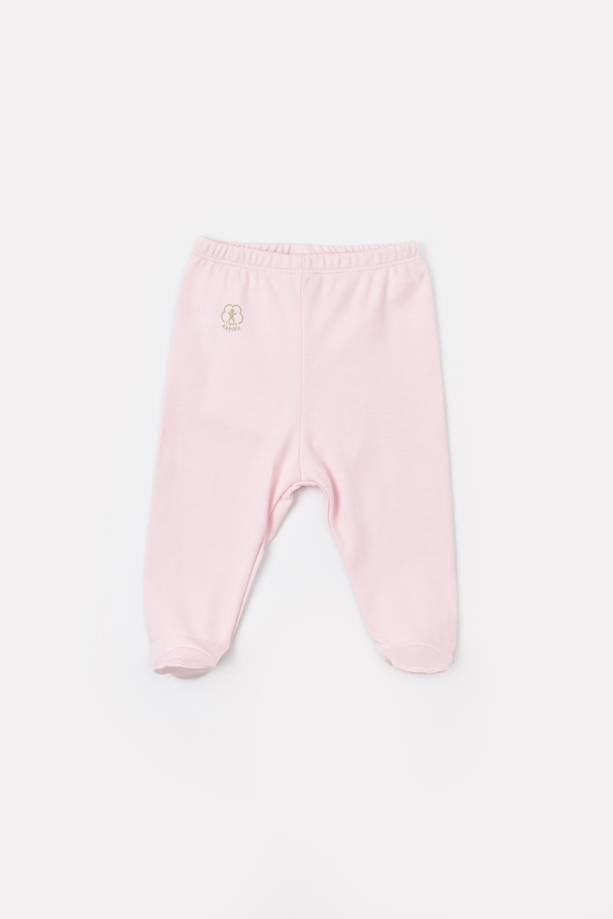 GOTS Certified, Organic, Basic Nature, Baby Girl, Footies, Single Bottom, 0-12 months