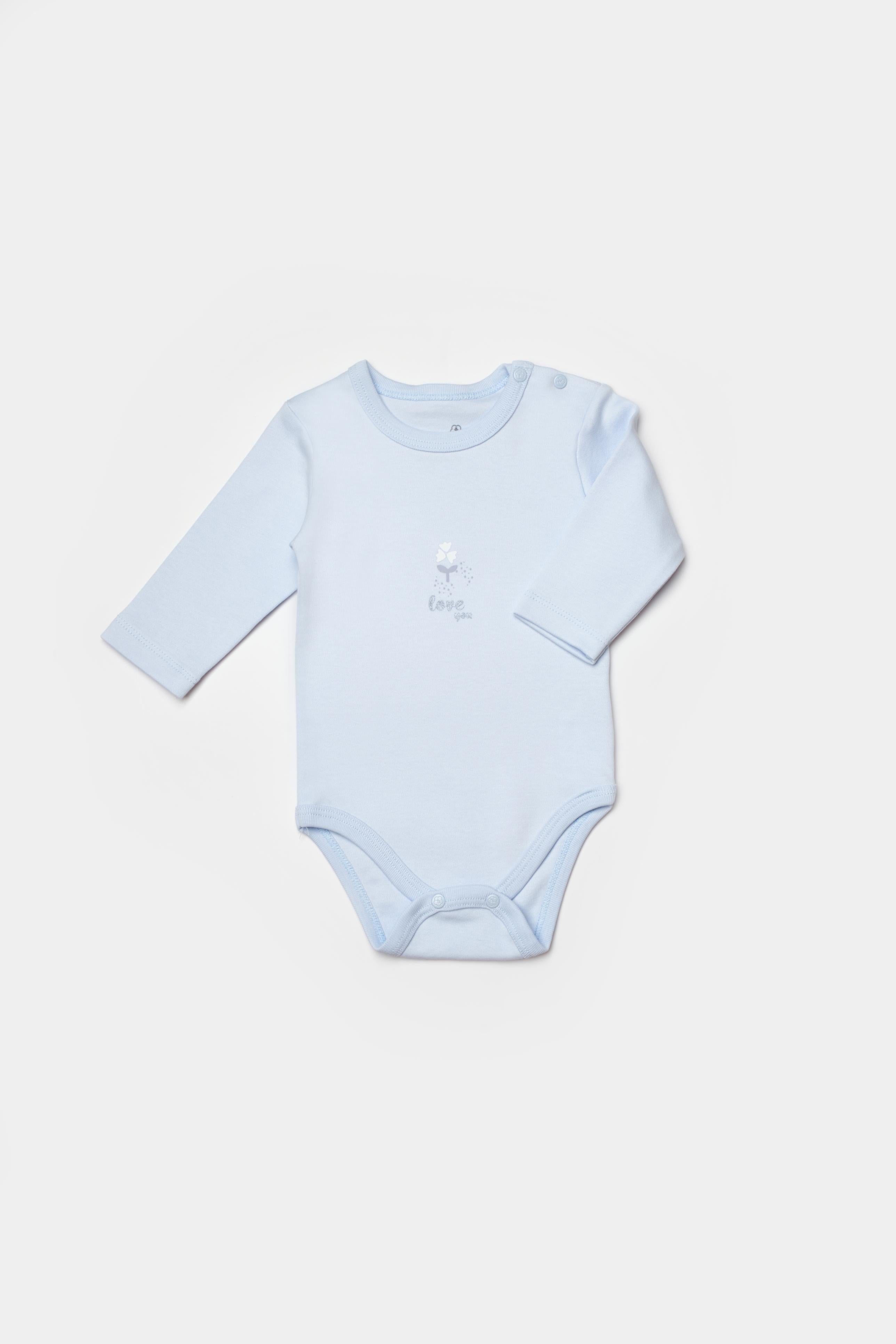 GOTS sertifikalı, organik pamuklu,lila renkli unisex 4’lü yenidoğan takımı – 0-3 ay bebekler için body
