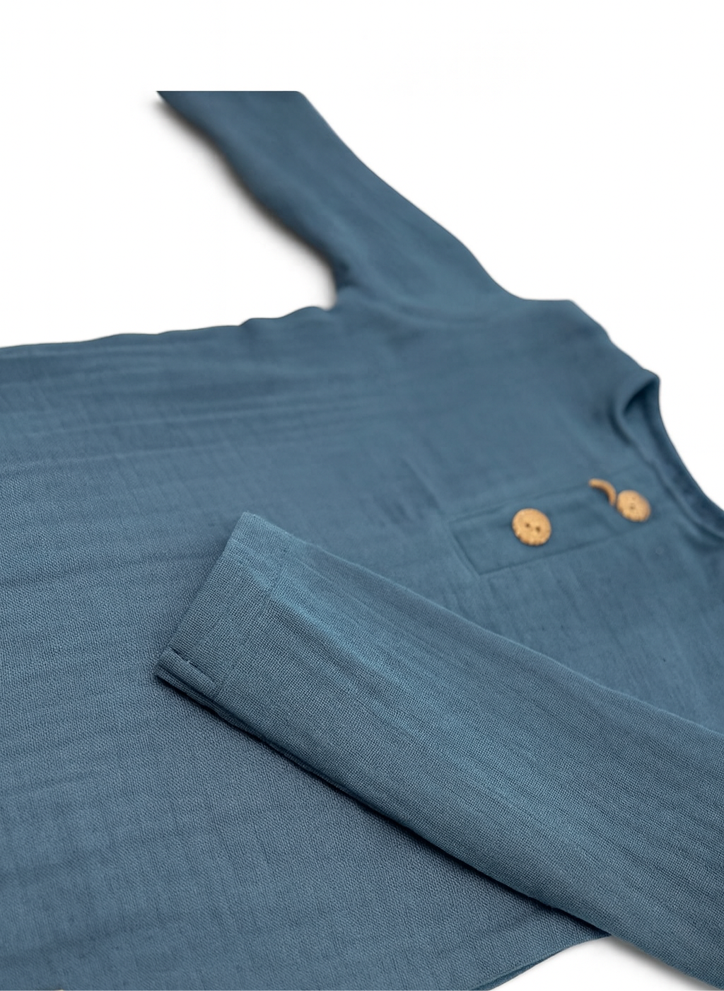 GOTS Organic, 4-Ply Muslin, Long-Sleeved 2-Piece Set, Boys, 1-5 Years