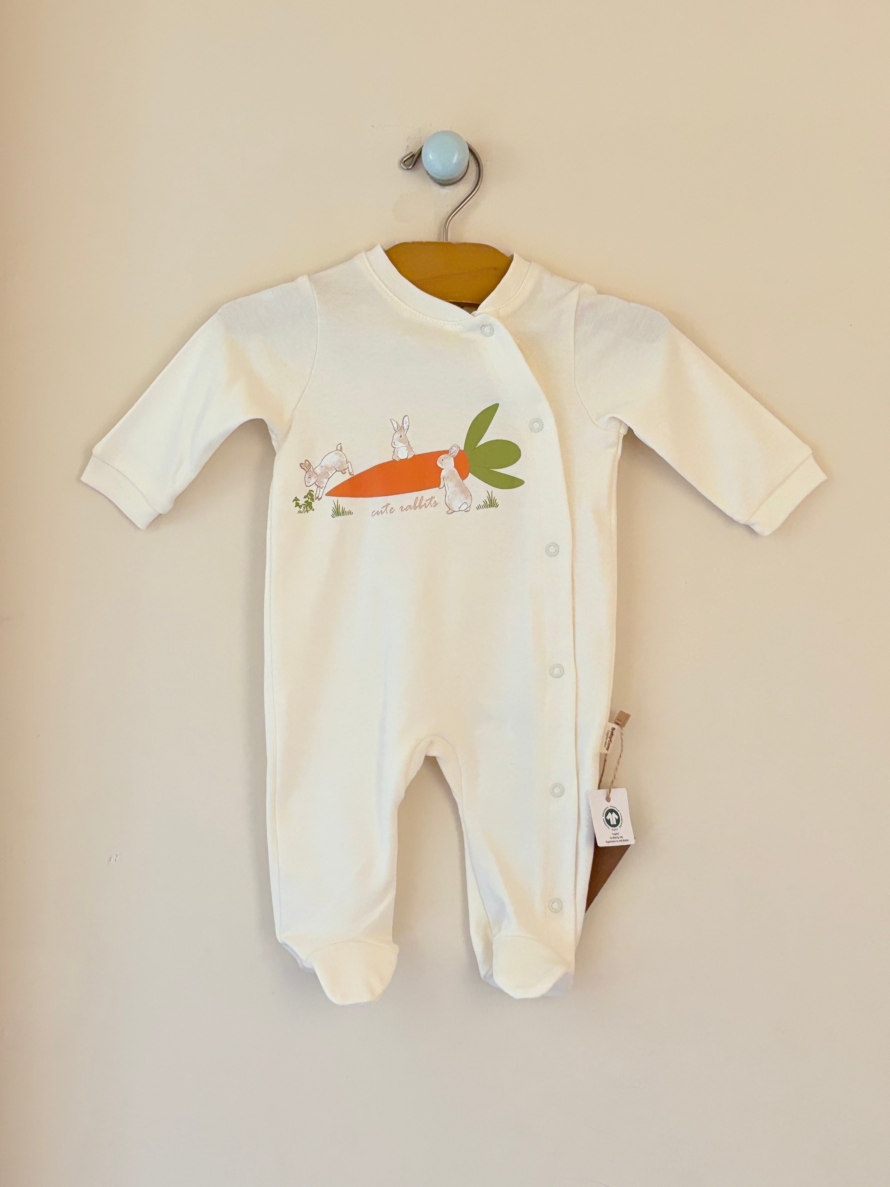 GOTS Certified, Organic Unisex Baby 2-Pack Overalls 0-9 Months