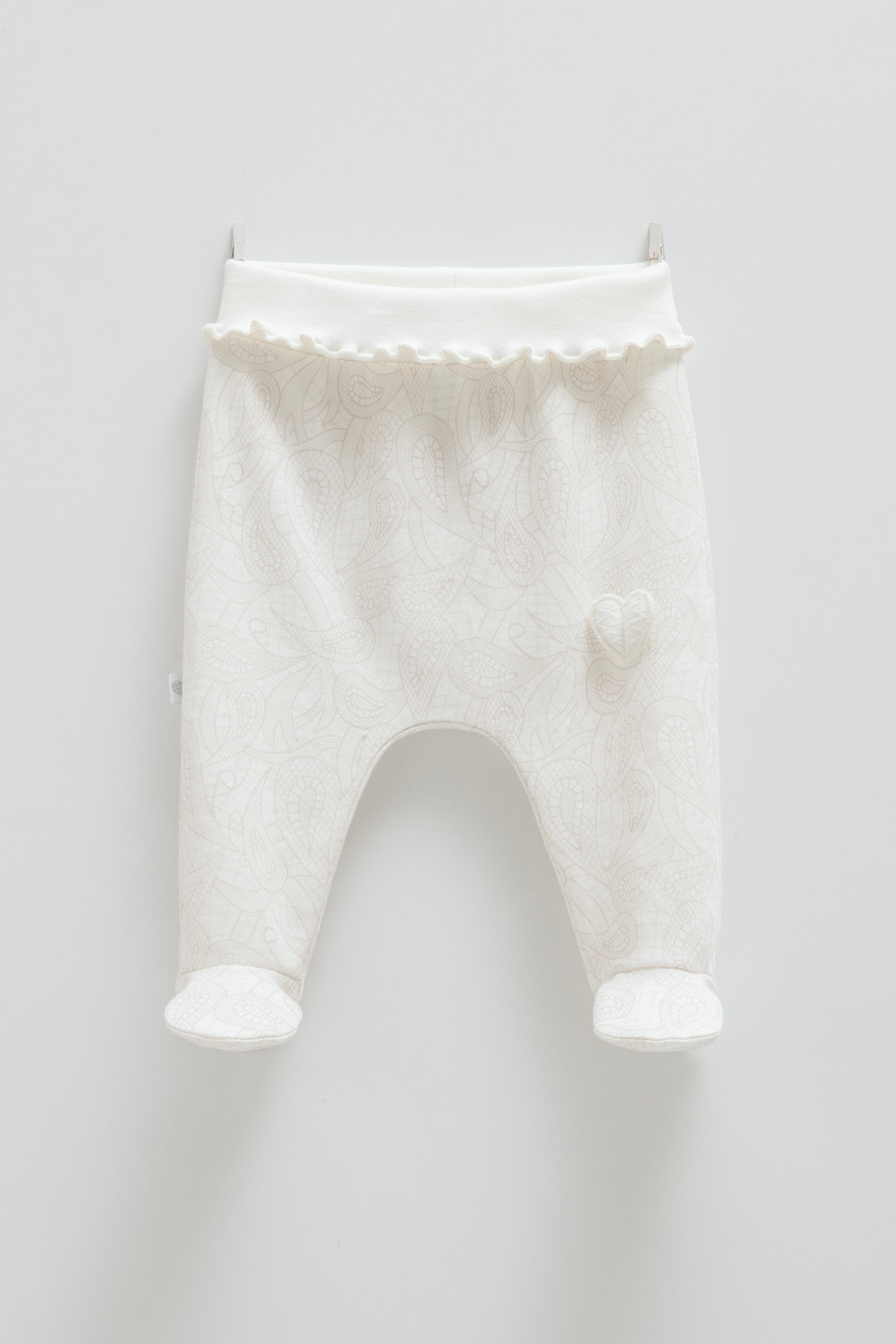 OEKO TEX Sertifikalı, % 100 Pamuk, Patikli Tek Alt, 0-9 Ay