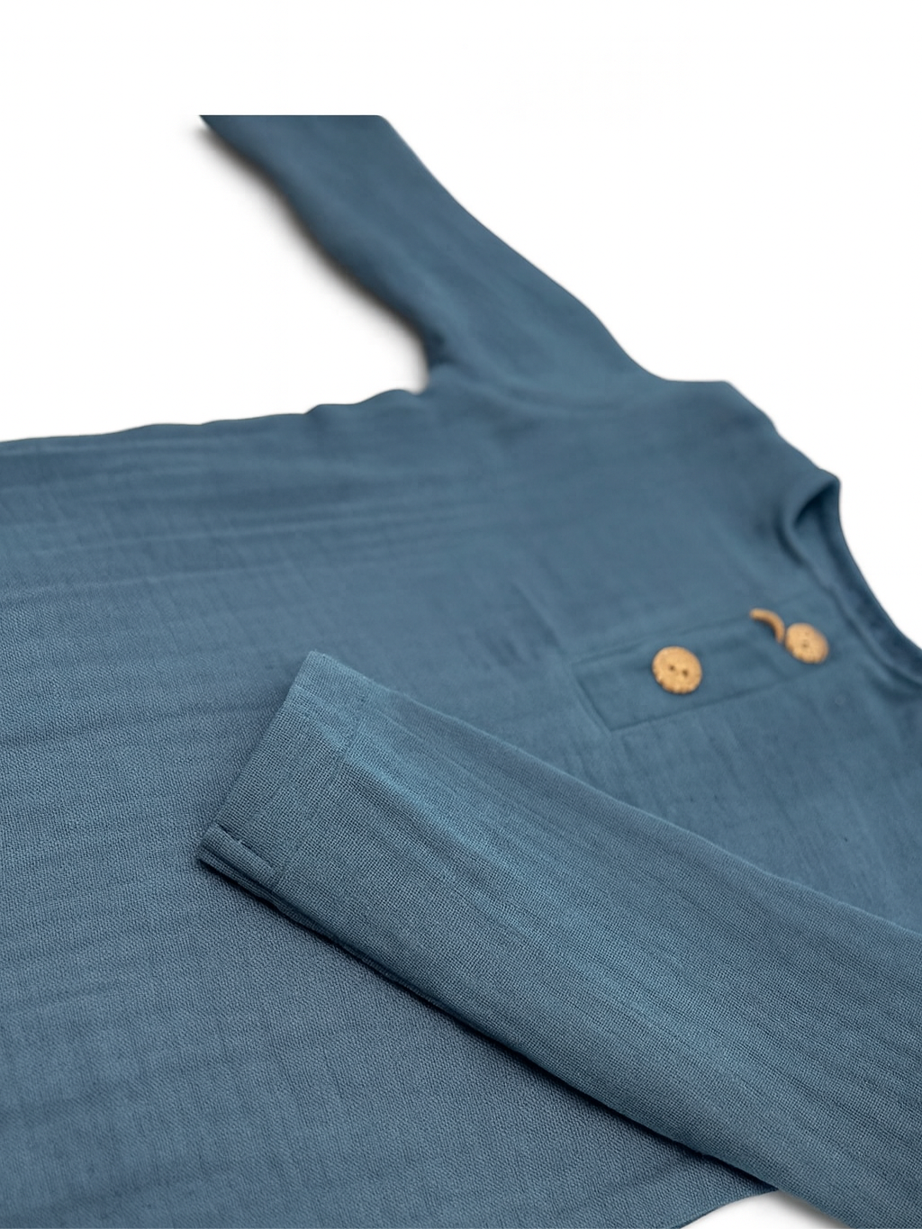 GOTS Organic, 4-Ply Muslin, Long-Sleeved 2-Piece Set, Boys, 1-5 Years