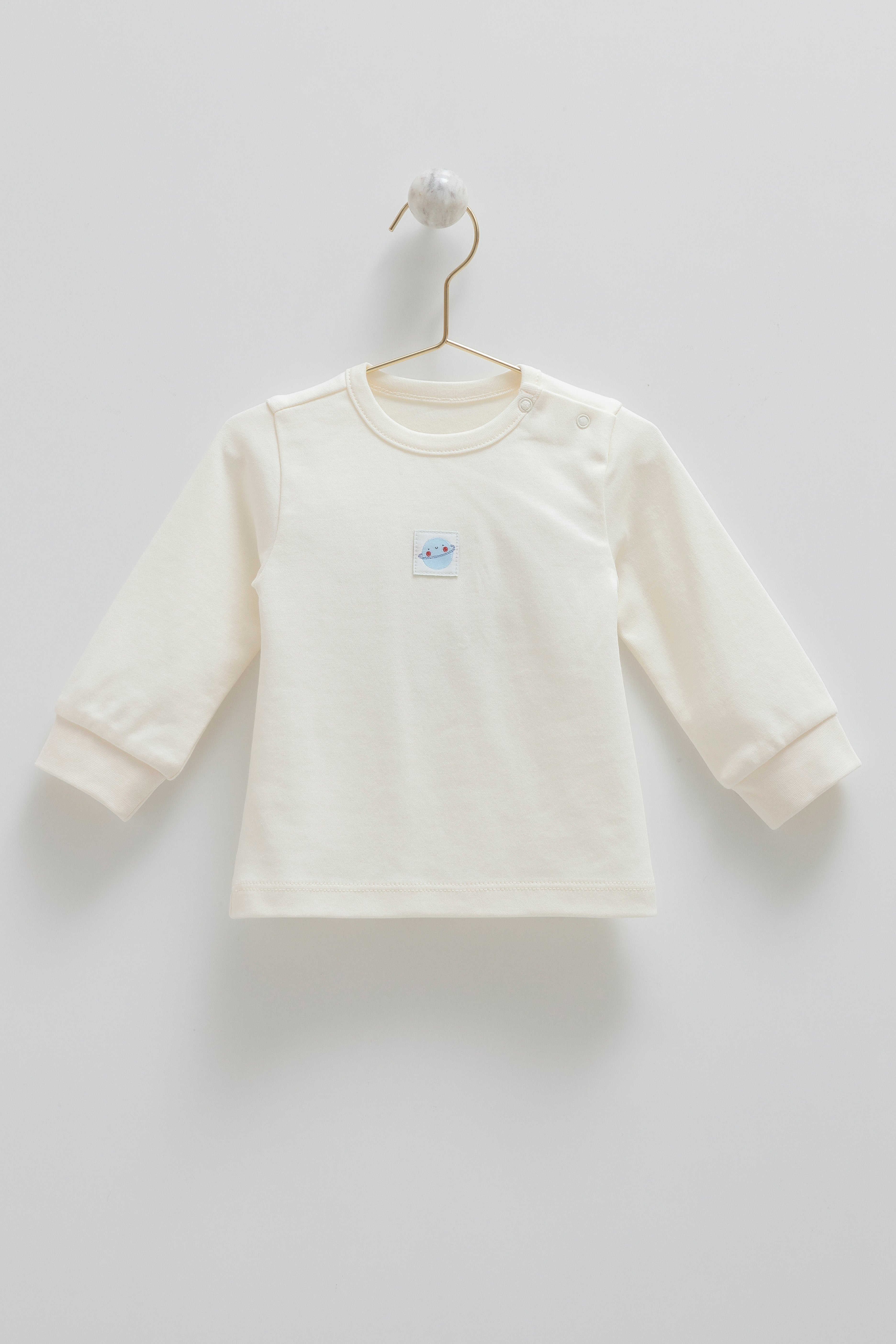 OEKO TEX Sertifikalı, %100 Pamuklu, Erkek, Kapüşonlu 3’lü Bebek Takım , 3–18 Ay