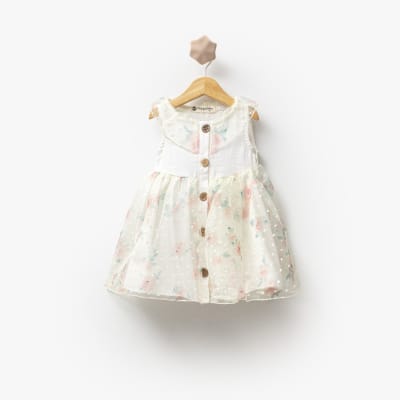 FLORAL TULLED MUSLIN GIRL&