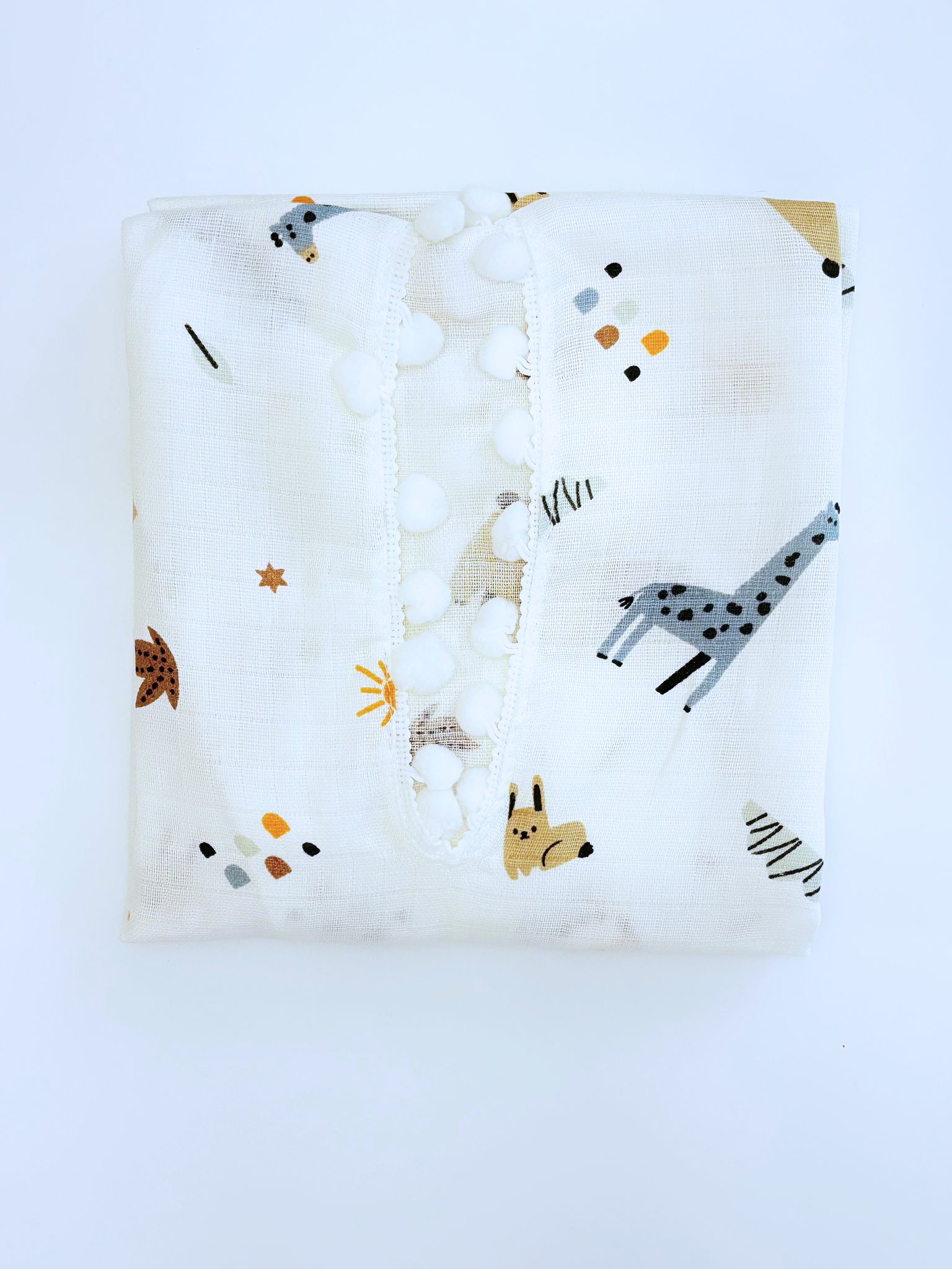 Fun Patterned Cotton Stroller Cover