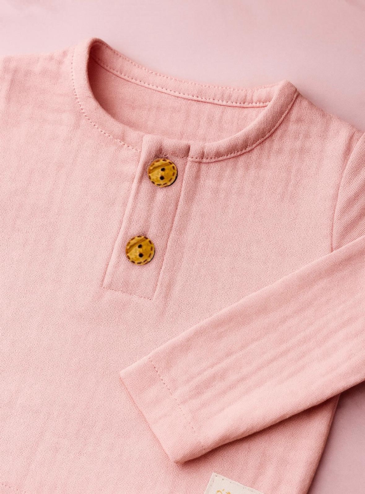 GOTS Organic, 4-Ply Muslin, Long-Sleeved 2-Piece Set, Girl, 12-18 Months, 2-5 Years