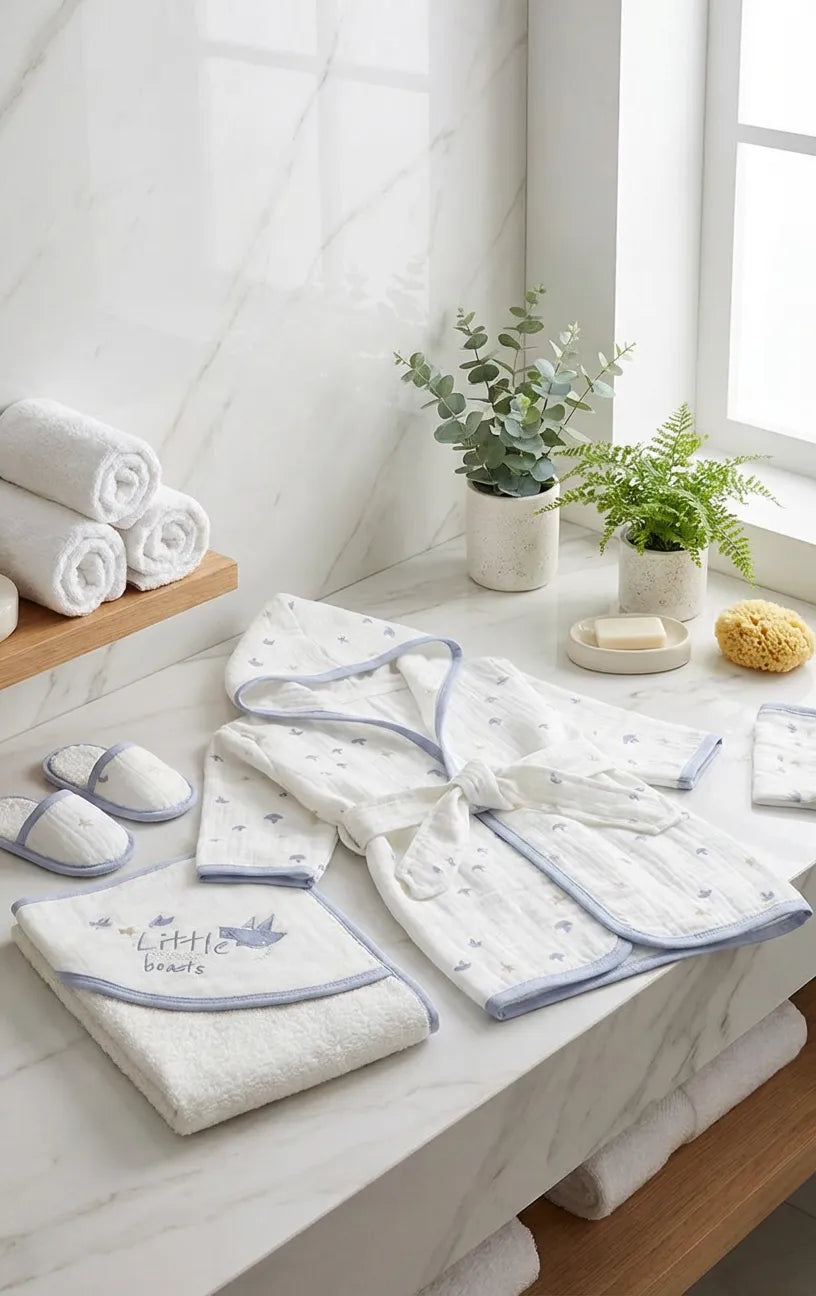 GOTS, Organik Müslin Bebek Bornoz Takımı