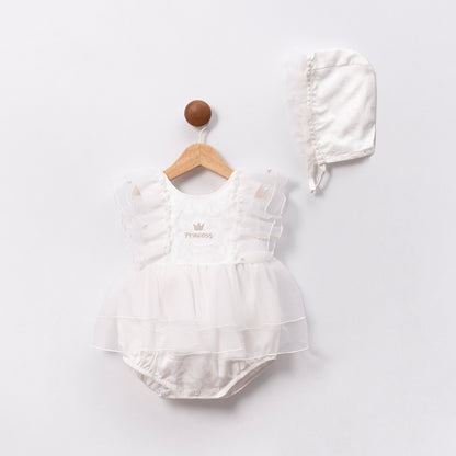 Prenses Tulum ve Şapka Takımı, Kız Bebek, 3–18 Ay