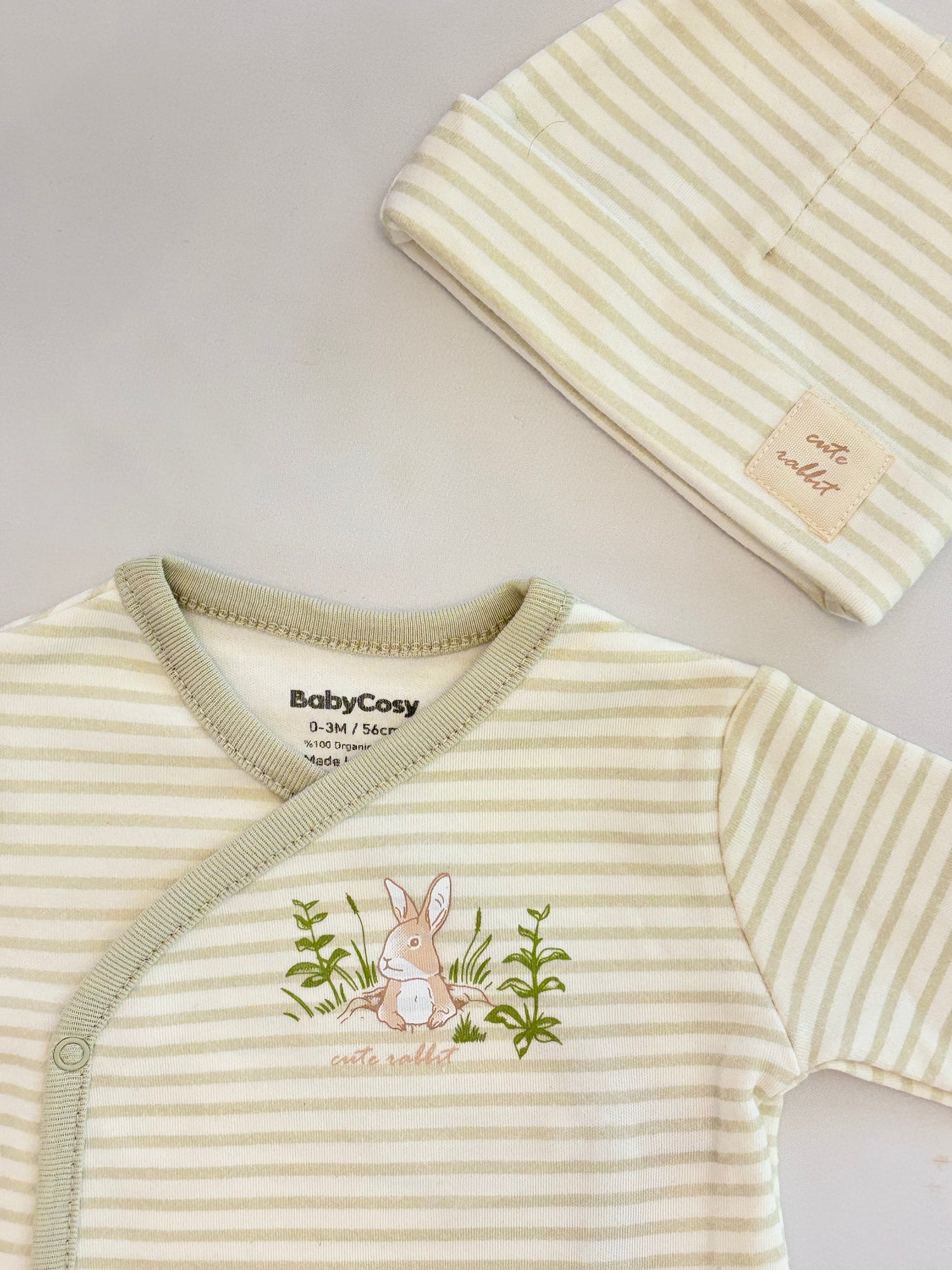 GOTS Sertifikalı, Organik, Unisex, Rabbit 5&
