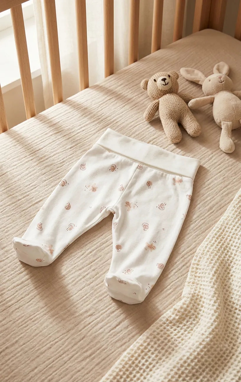 GOTS, Organik Pamuk, Patikli Bebek Altı, 0–6 Ay