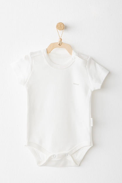 %100 Pamuk, Unisex Ayıcık Desenli 10’lu Hastane Çıkışı, 0-3 Ay