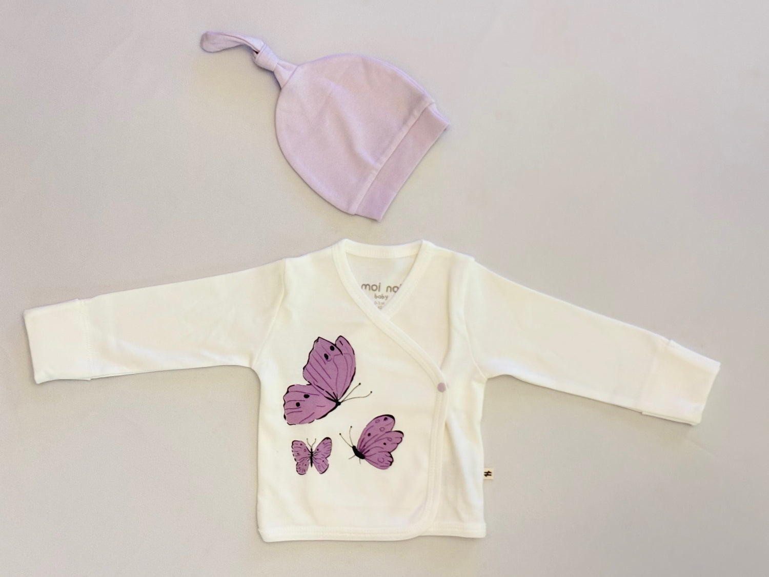 OEKO-TEX Certified, Organic, Baby Girl, Butterfly, 10-Piece Hospital Exit Set