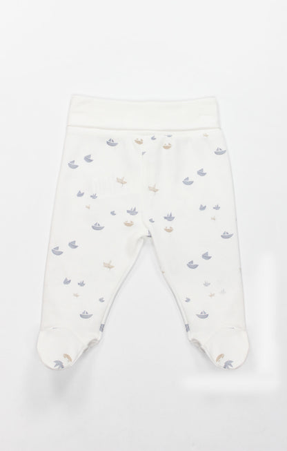 GOTS, Organik Pamuk, Yenidoğan Bebek Tek Alt, 0-6 Ay