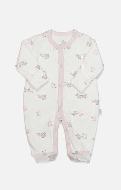 GOTS Organik Pamuk, Unisex Bebek Tulumu, 0-6 Ay