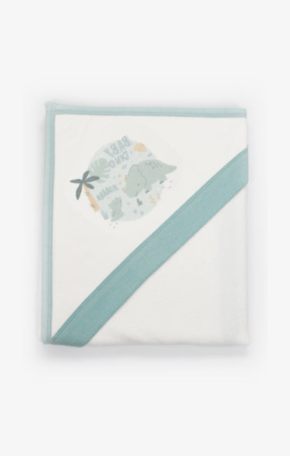 GOTS, Organik Pamuk, Bebek, Yenidoğan Kapüşonlu Havlu, 80x90 cm