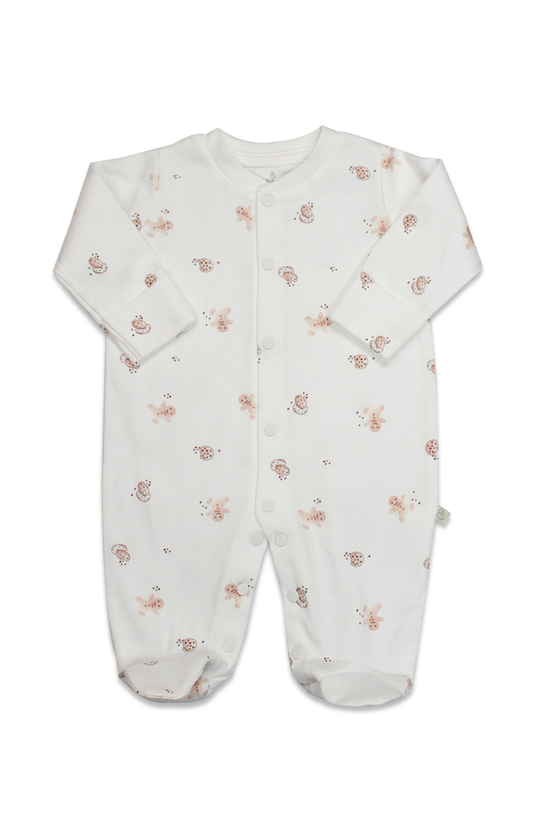 GOTS Sertifikalı, Organik, Bebek Tulumu, 0–6 Ay