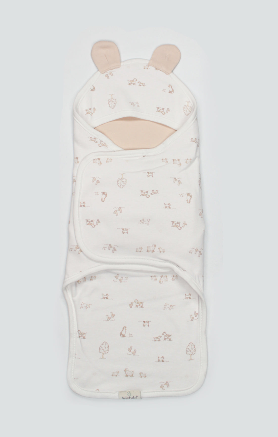 GOTS Sertifikalı Bel Destekli Organik Kundak, 0-3 Ay