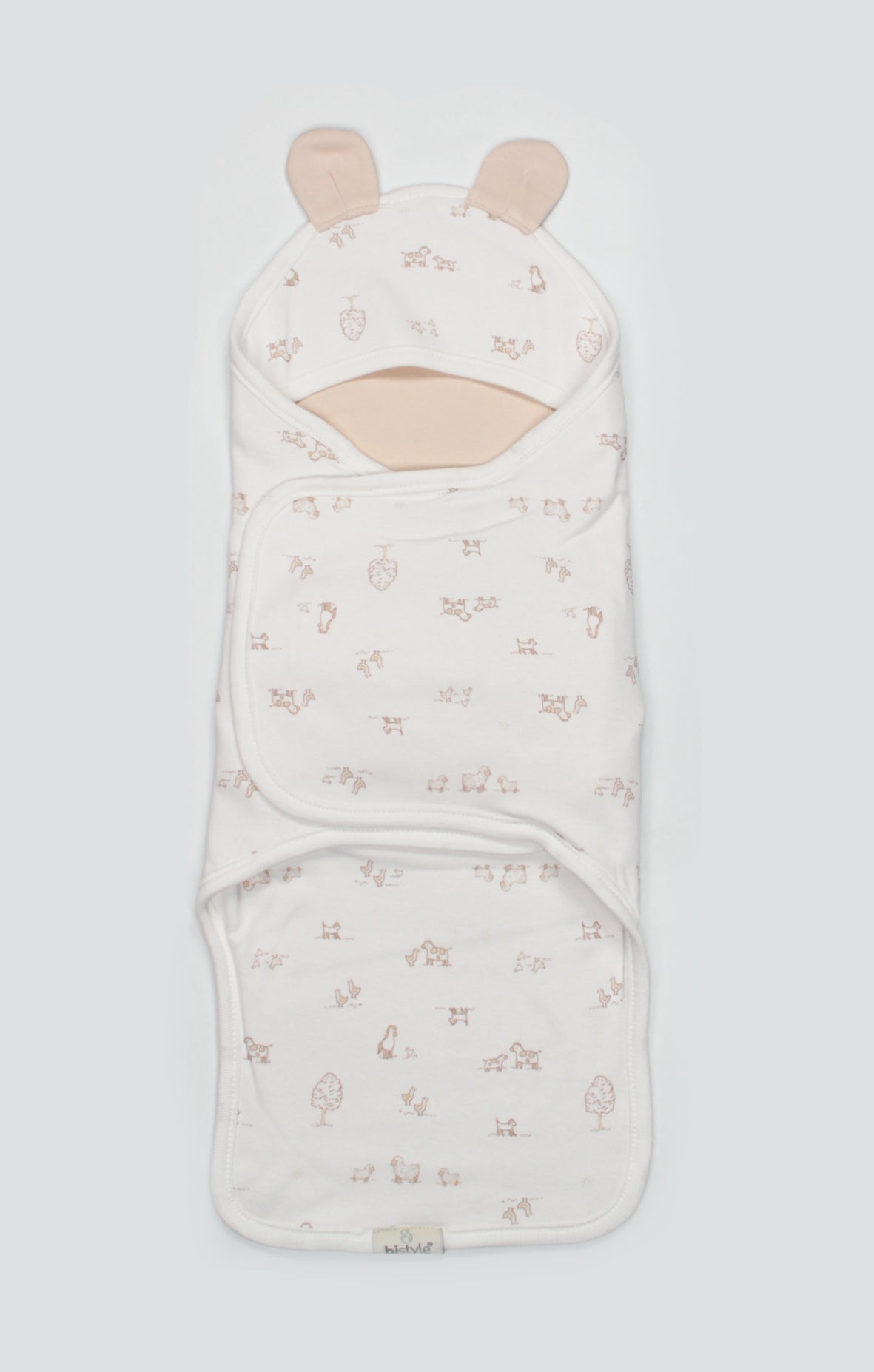 GOTS Sertifikalı Bel Destekli Organik Kundak, 0-3 Ay