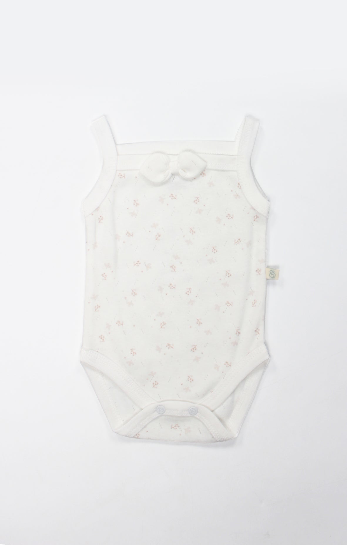 GOTS, Organik Kız Bebek Body, 3-24 Ay