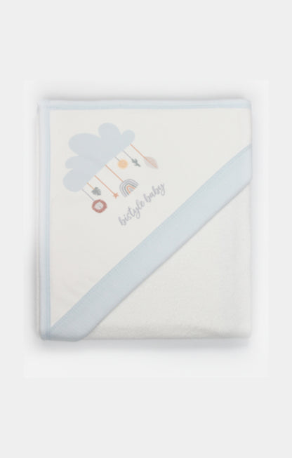 GOTS, Organik Pamuk, Bebek, Yenidoğan Kapüşonlu Havlu, 80*90