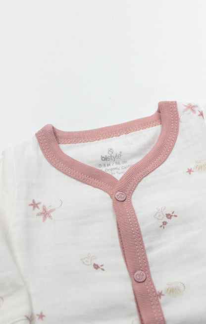 GOTS, Organik Müslin, Yenidoğan 10’lu Hastane Çıkışı Seti 0-3 Ay