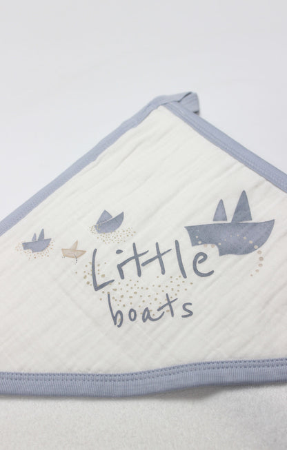 GOTS,Organik Pamuk, Yenidoğan Bebek Havlusu, 85x90 cm