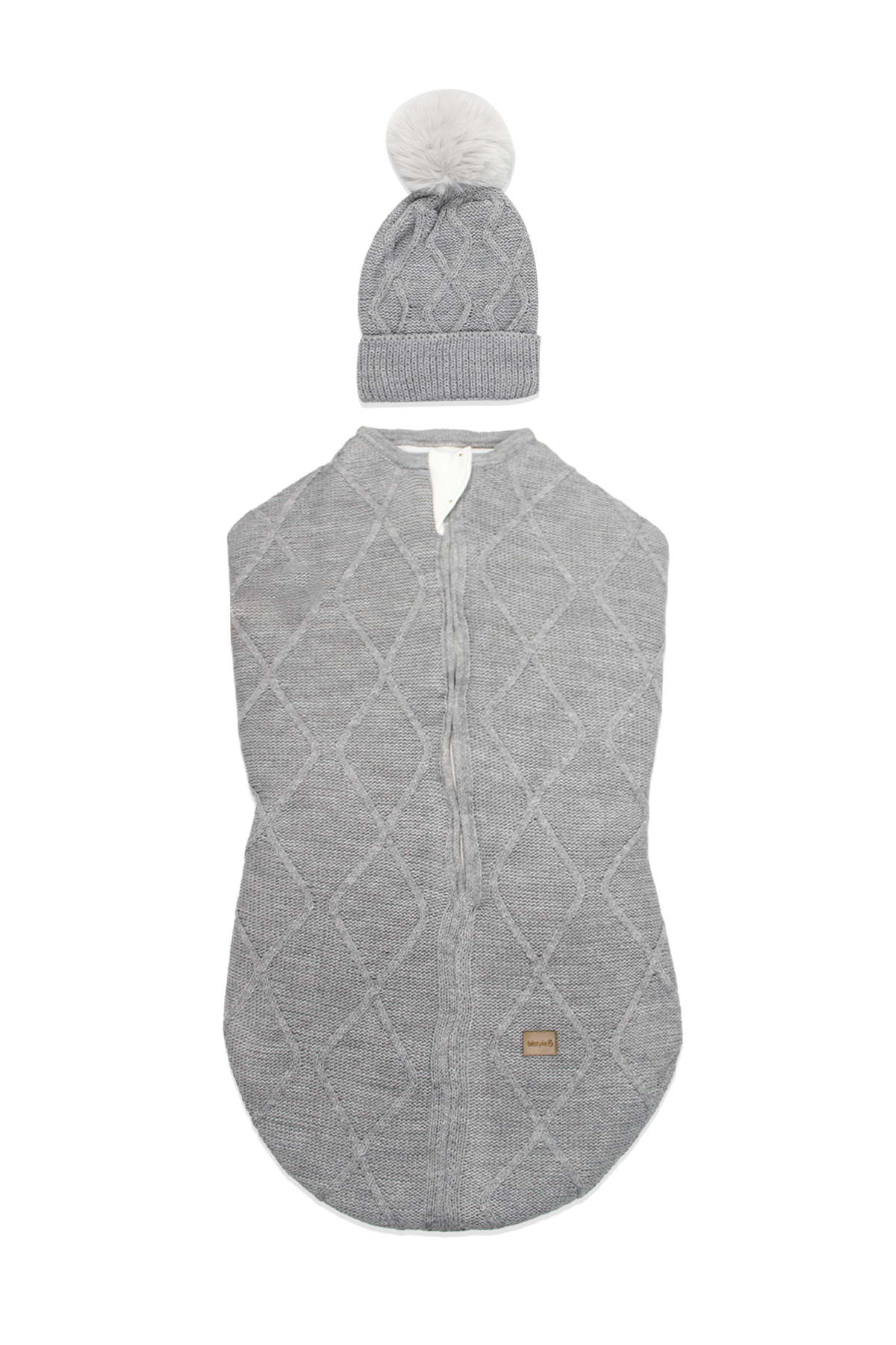 GOTS Certified Organic Knit Swaddle &amp;amp; Hat Set