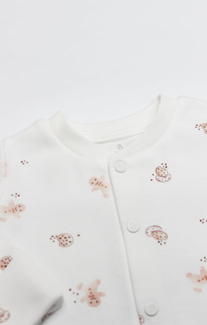 GOTS Sertifikalı, Organik, Bebek Tulumu, 0–6 Ay