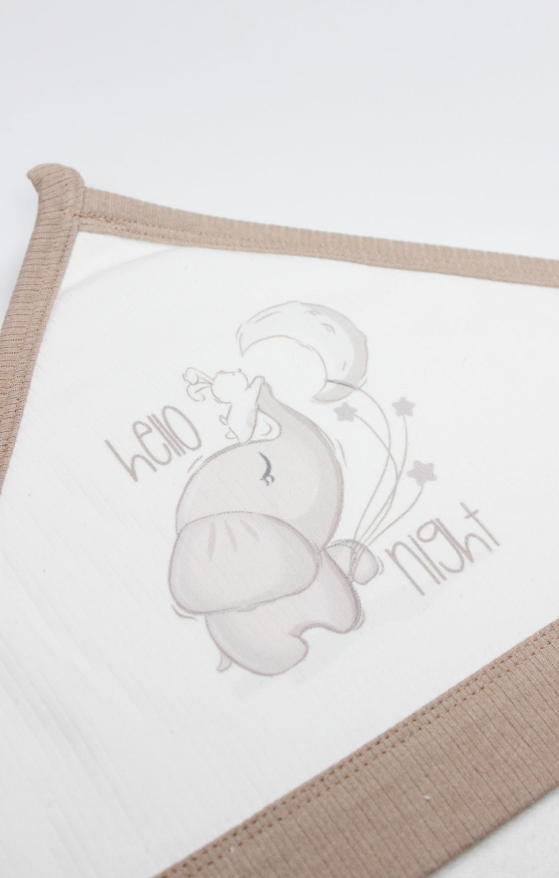 GOTS, Organik Pamuk, Bebek, Yenidoğan Kapüşonlu Havlu 80x90 cm