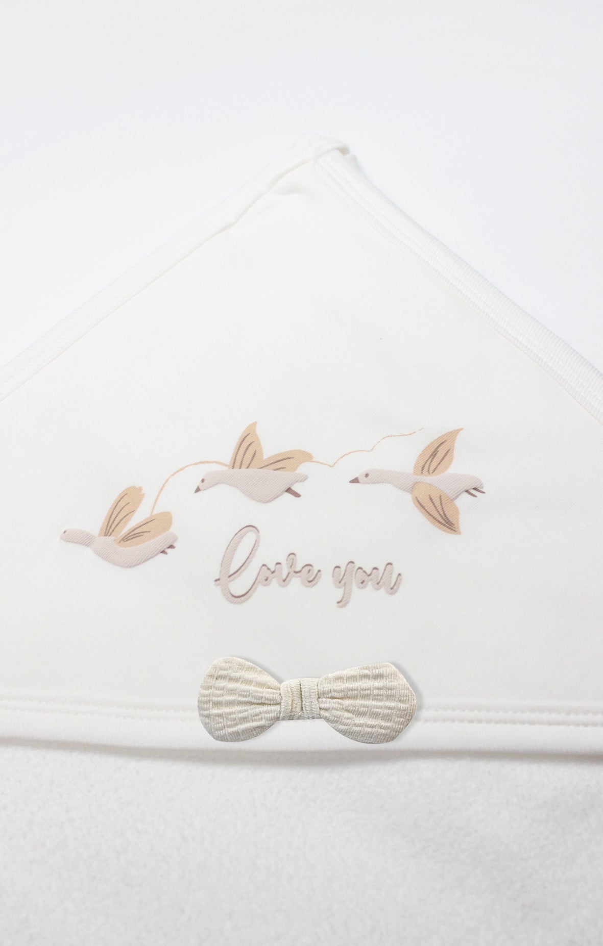 GOTS, Organik Pamuk, Bebek Havlusu, Yenidoğan, 85x90 cm