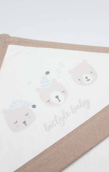 GOTS, Organik Pamuk, Bebek, Yenidoğan Kapüşonlu Havlu,80*90