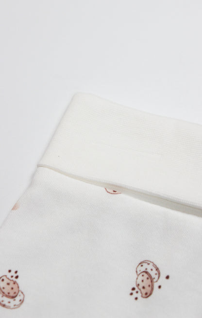 GOTS Sertifikalı Organik  Patikli Bebek Altı, 0–6 Ay