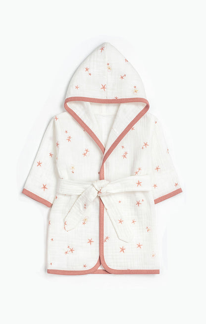 GOTS,Organik Müslin Bebek Bornoz Takımı