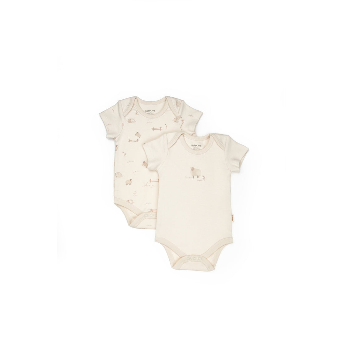 GOTS Sertifikalı, Organik, Unisex, Kuzu Desenli, 2&