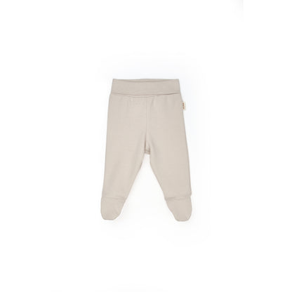 GOTS Sertifikalı, Organik, Unisex, Kuzu Desenli Patikli Tek Alt, 0-6 Ay