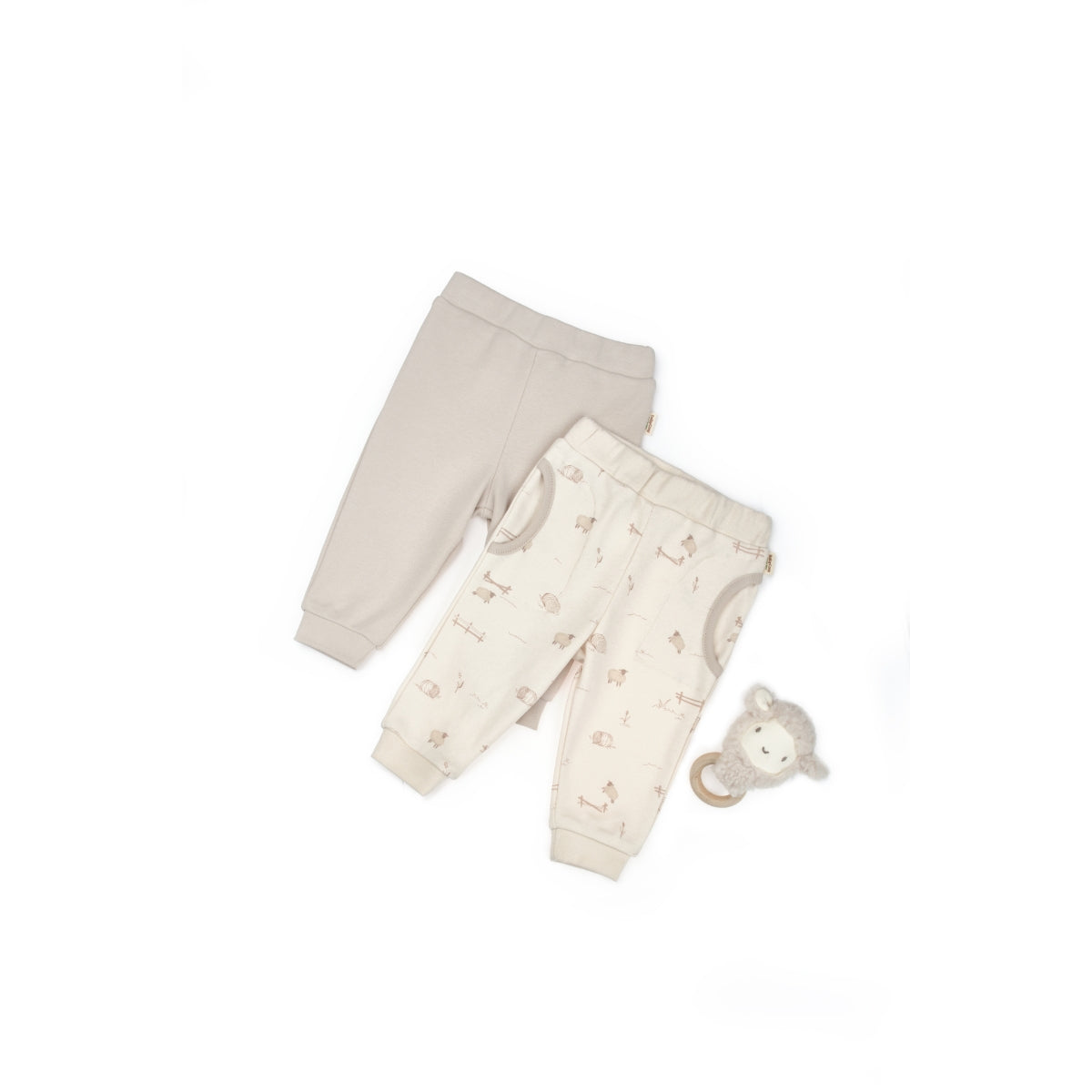 GOTS, Organik, Kuzu Desenli, Unisex, 2&