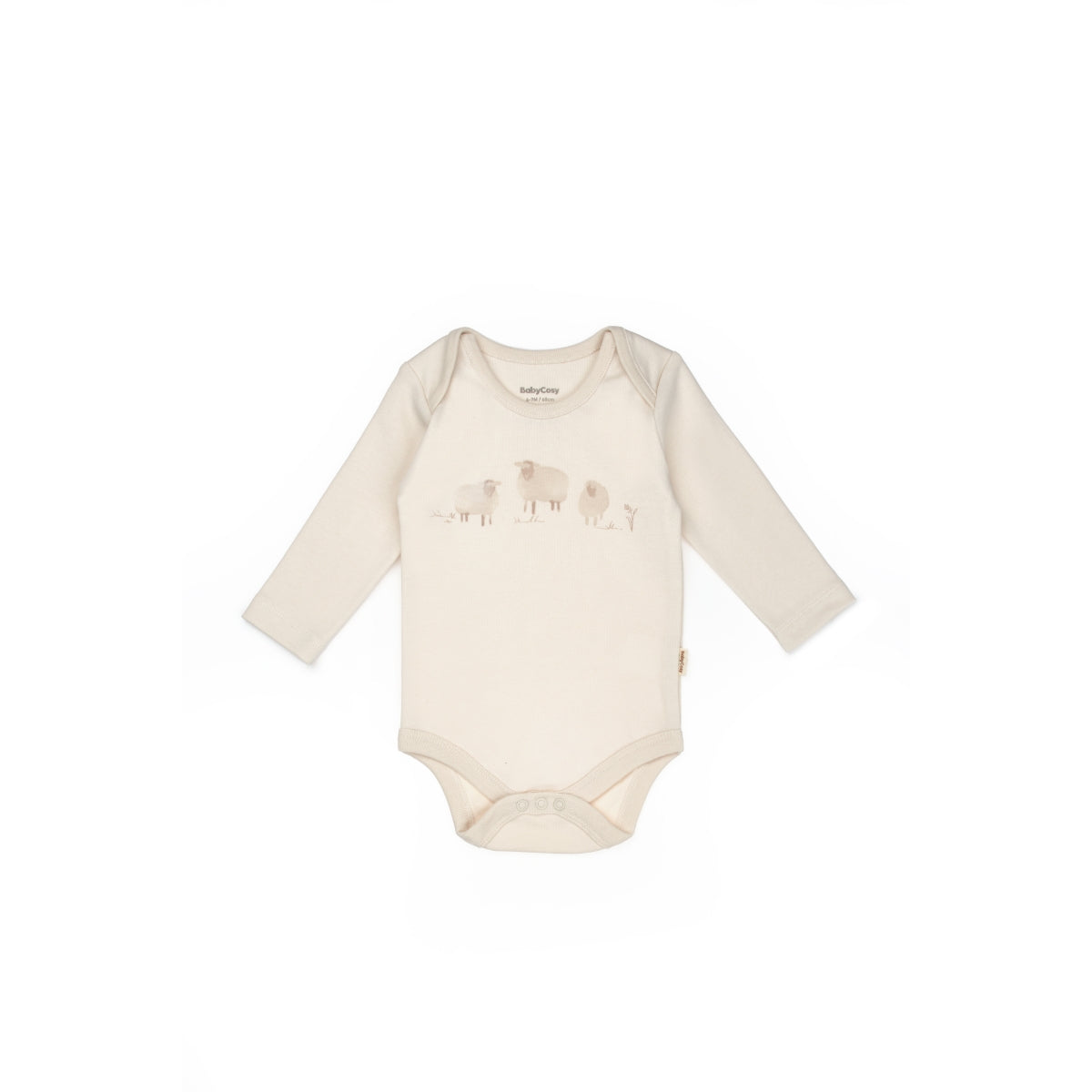 GOTS, Organik, Unisex, Kuzu Desenli, 3&