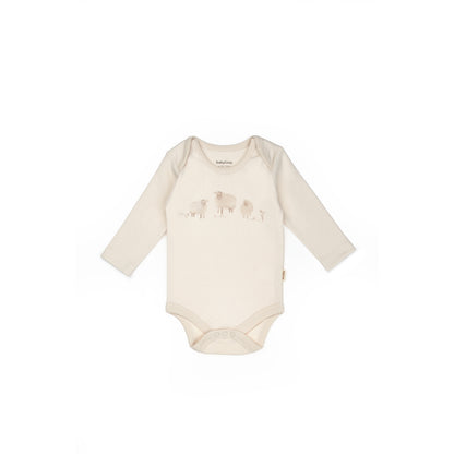 GOTS Sertifikalı, Organik, Unisex, Kuzu Desenli, 3&