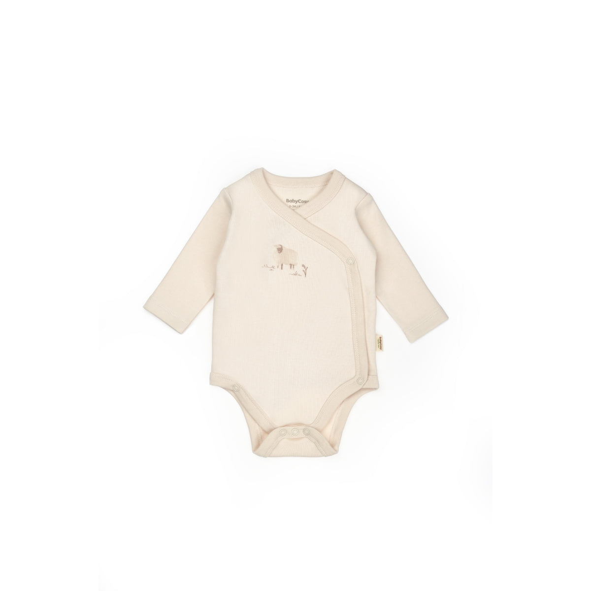 GOTS Sertifikalı, Organik, Kuzu Desenli, Unisex, Kruvaze 2&