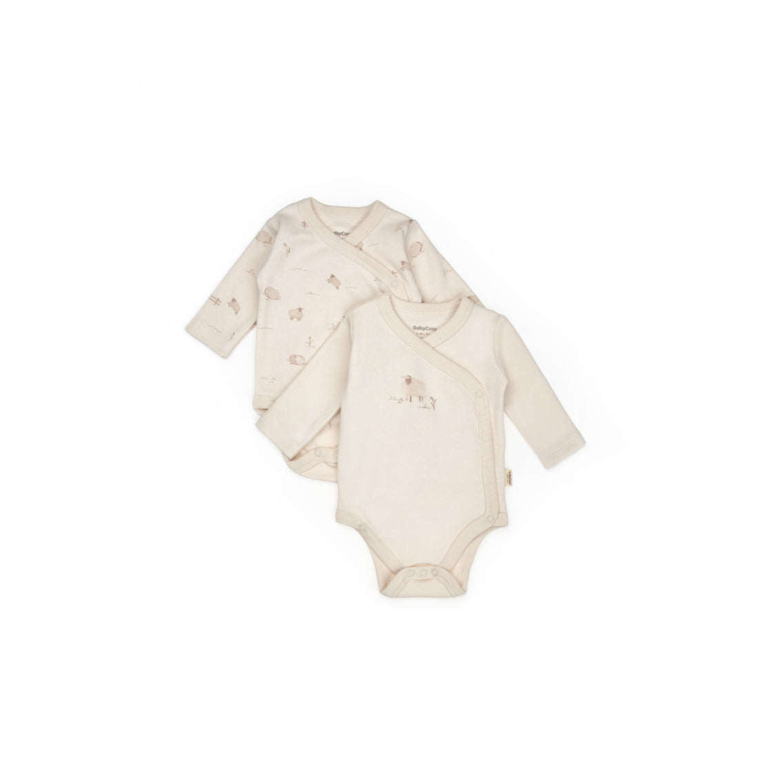 GOTS Sertifikalı, Organik, Kuzu Desenli, Unisex, Kruvaze 2&