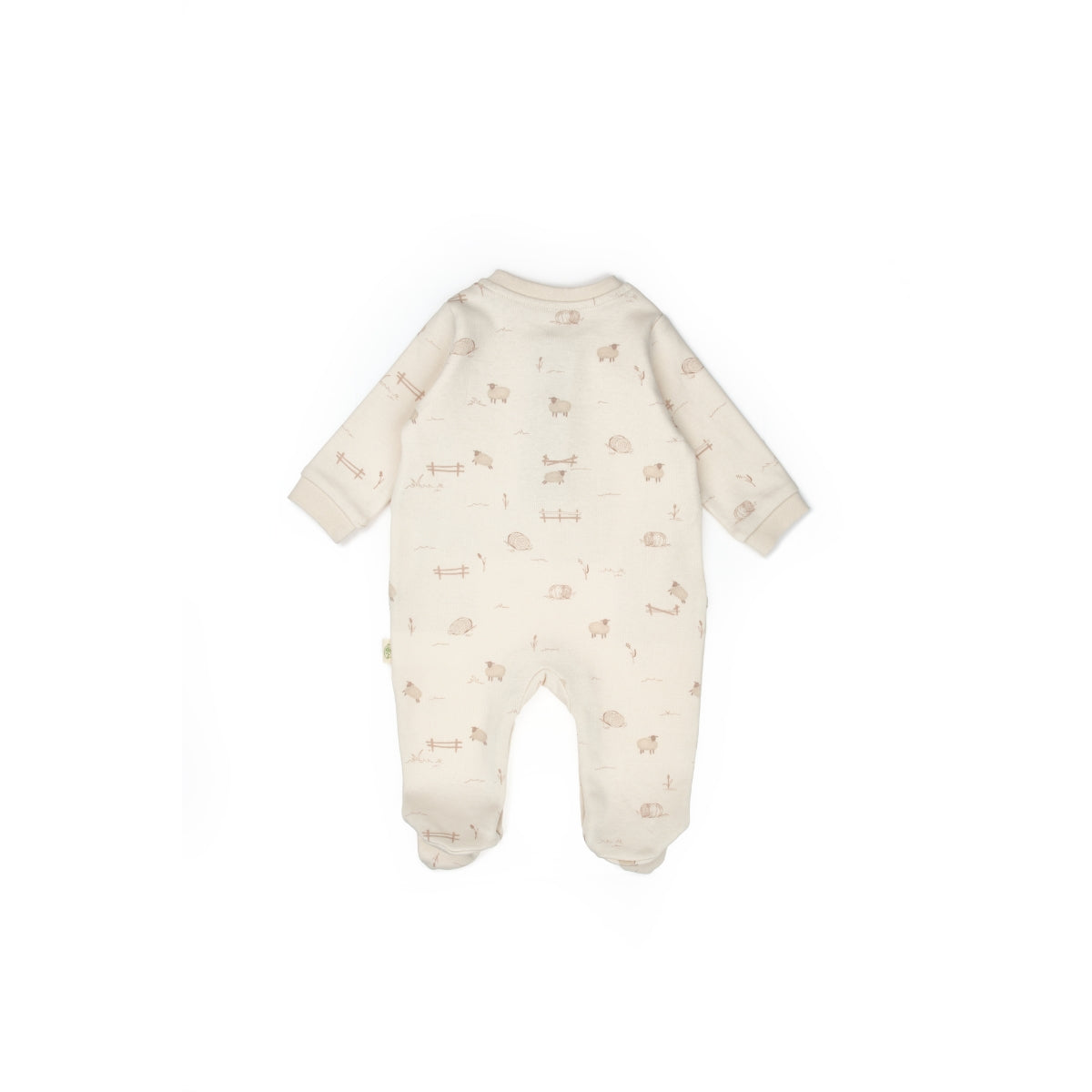 GOTS Sertifikalı, Organik, Kuzu Desenli,2&