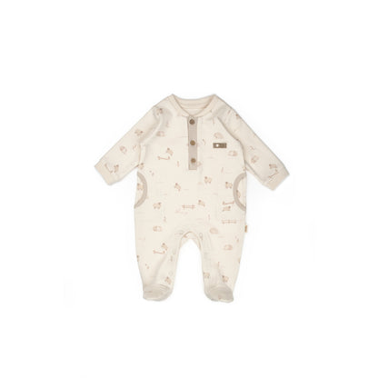 GOTS Sertifikalı, Organik, Kuzu Desenli,2&